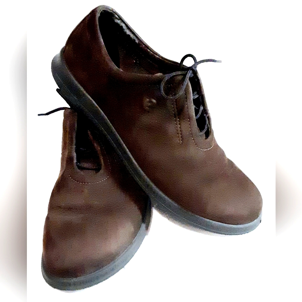 Ecco brown suede Oxfords Shoes